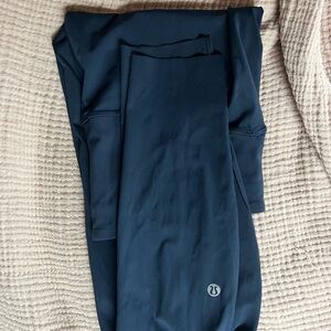 lululemon athletica navy leggings
